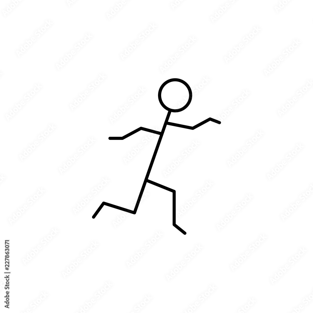 running man icon. Element of speed icon for mobile concept and web apps. Thin line running man icon can be used for web and mobile running man icon. Element of speed icon for mobile concept and web apps. Thin line running man icon can be used for web and mobile