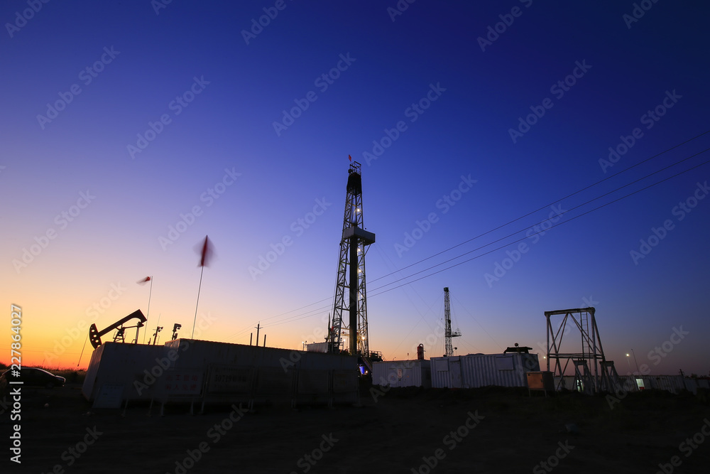 Fototapeta premium The oil rig
