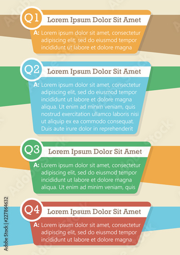 Question and Answer banners template