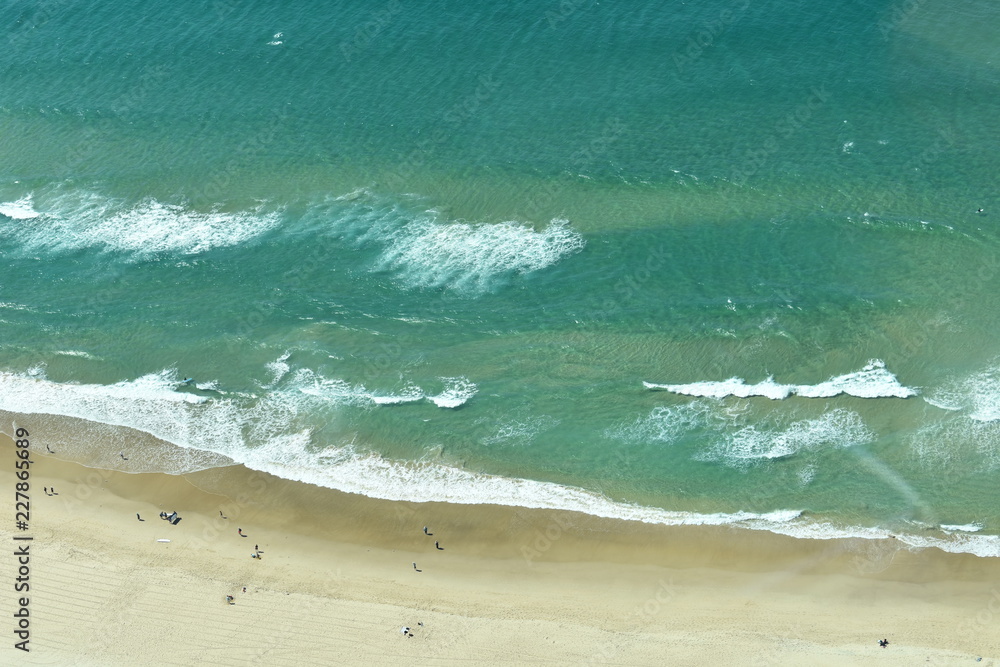 waves on the beach