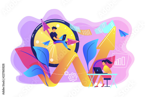 Productivity concept vector illustration.