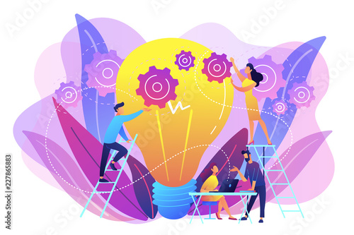 New idea engineering concept vector illustration.