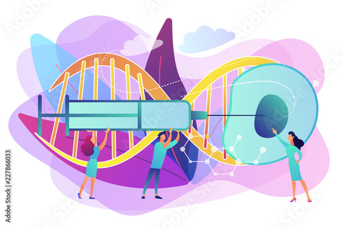 Artificial reproduction concept vector illustration.