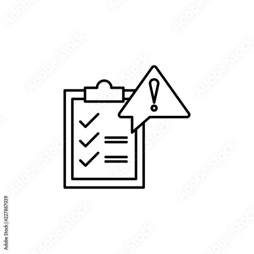 Governance, risk  icon. Element of general data project icon for mobile concept and web apps. Thin line Governance, risk  icon can be used for web and mobile