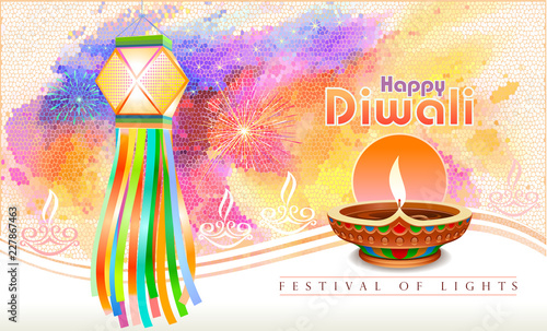 Diwali lamp and a light lantern