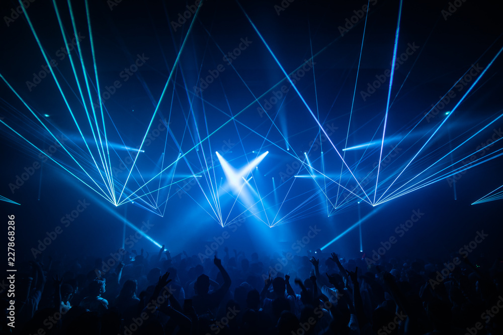 Blue laser light 2025 show