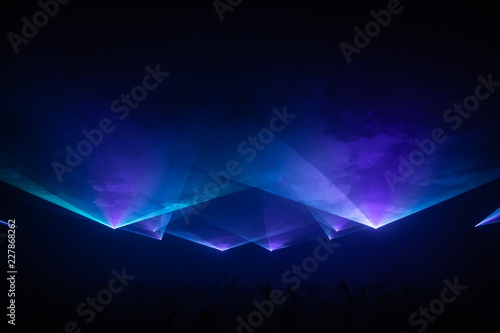 Concert light show