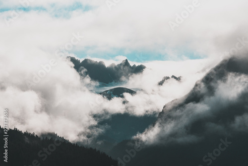 Cloudy Mountaintop in Alaska © garciajnc316