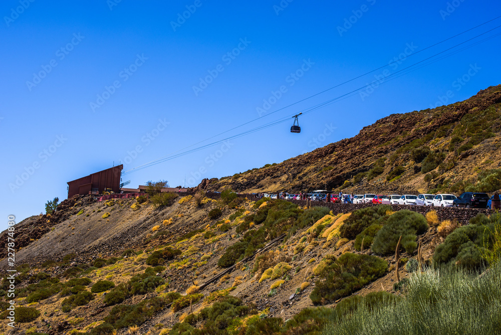Great view in Las Cañadas del Teide National Park. Tenerife. Canary Islands..Spain Great view in Las Cañadas del Teide National Park. Tenerife. Canary Islands..Spain