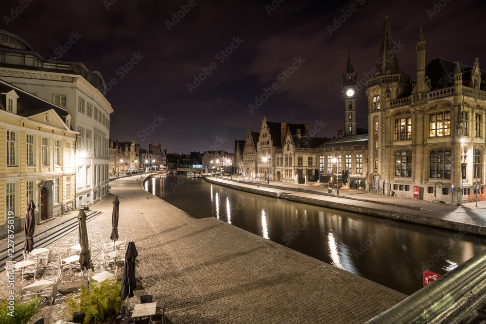 Graslei in Ghent Graslei in Ghent