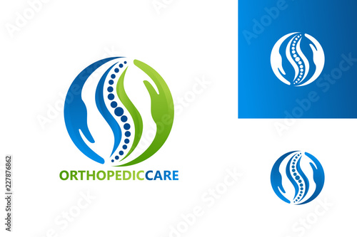 Orthopedic Care Logo Template Design Vector, Emblem, Design Concept, Creative Symbol, Icon