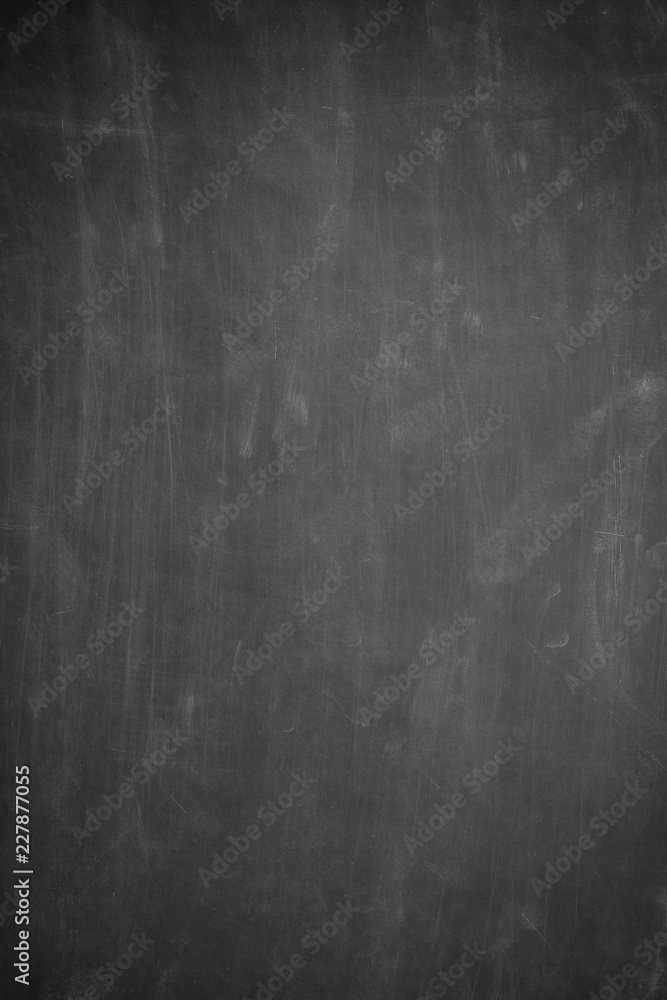 Blank vertical black blackboard