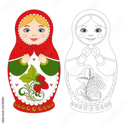 Russian matryoshka doll.