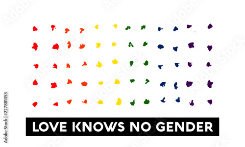 Love Knows No Gender Quote Poster Design 