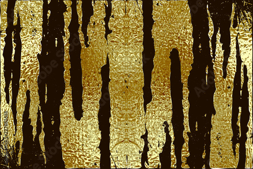 Vintage gold pattern. Abstr...