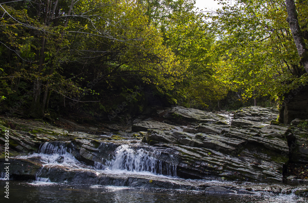 Obraz premium wodospad Bieszczady 