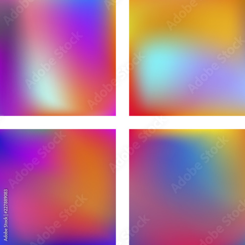 Abstract colorful blurred background. Vector illustration. Modern geometrical backdrop. Abstract template. © tashechka