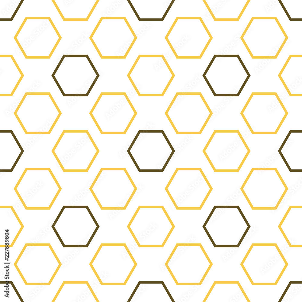 Royal bee seamless pattern. Royal bee seamless pattern.