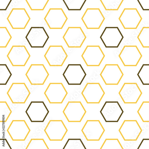 Royal bee seamless pattern.