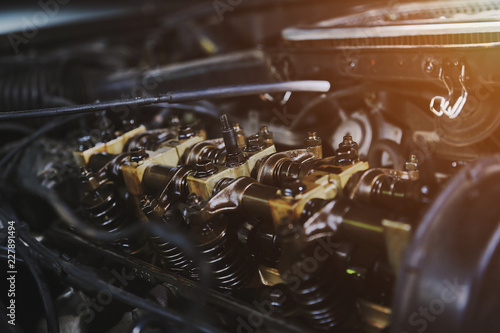 Maintenance car engine in the garage © Apisit