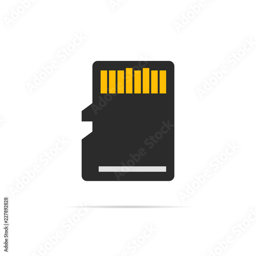 Micro sd card icon
