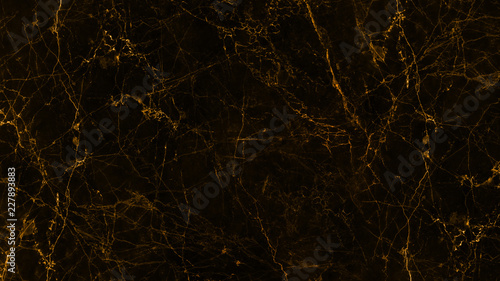 Black and golden marble texture and background.