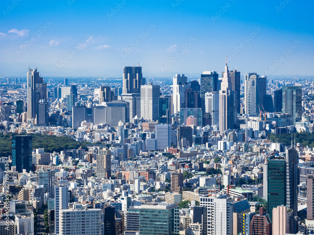 Fototapeta premium W okolicach oddziału Tokyo Shinjuku