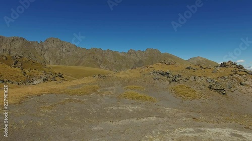 Wallpaper Mural Aerial landscape view of Caucasus mountains near mount Elbrus - the highest peak in Europe Torontodigital.ca