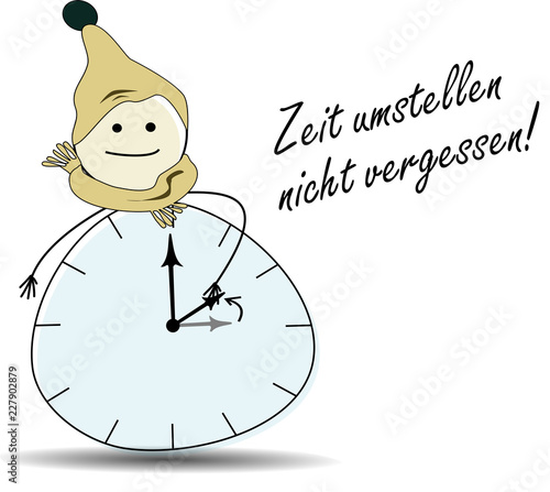 Winterzeit - Zeit umstellen nicht vergessen!