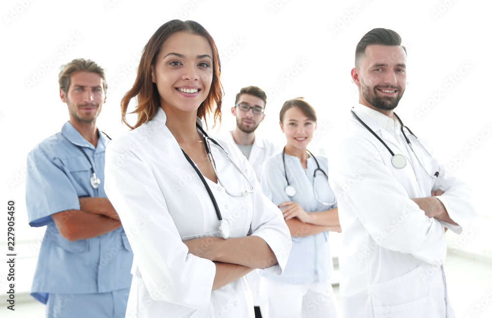 bottom view.professional team of doctors medical center bottom view.professional team of doctors medical center