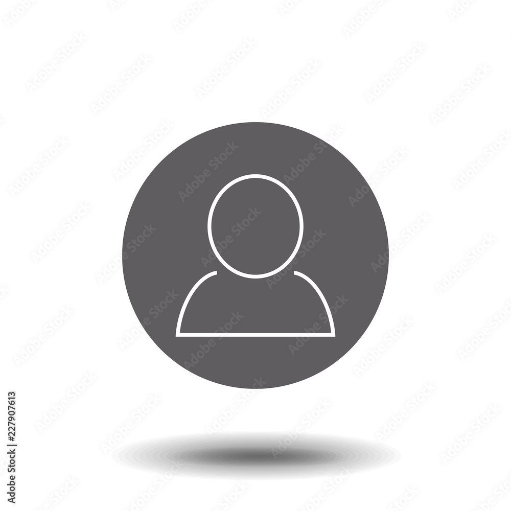 Male avatar icon suitable for info graphics, websites and print media and interfaces. Line vector icon. Male avatar icon suitable for info graphics, websites and print media and interfaces. Line vector icon.