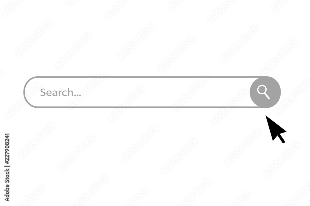 Search bar vector icons Search bar vector icons