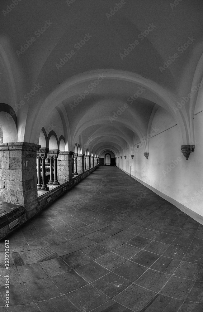 Fototapeta premium Cloister of an old Monastery
