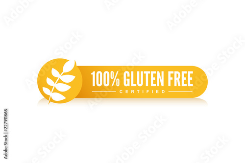 100% Gluten Free Label