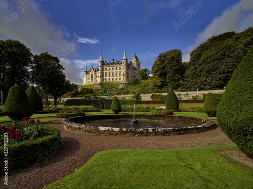 Fairy tale castle with park look