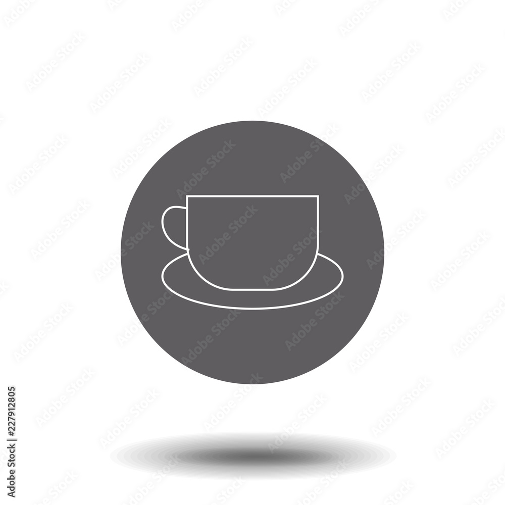 Coffee cup line icon, outline vector sign, linear pictogram isolated on white. Symbol, logo illustration Coffee cup line icon, outline vector sign, linear pictogram isolated on white. Symbol, logo illustration