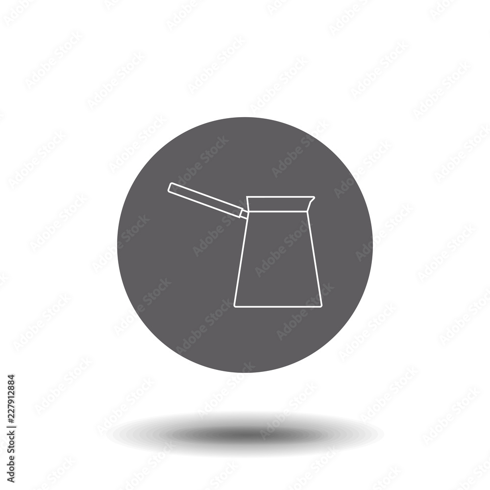 Coffee turk icon. Coffee maker icon. Coffee turk icon. Coffee maker icon.