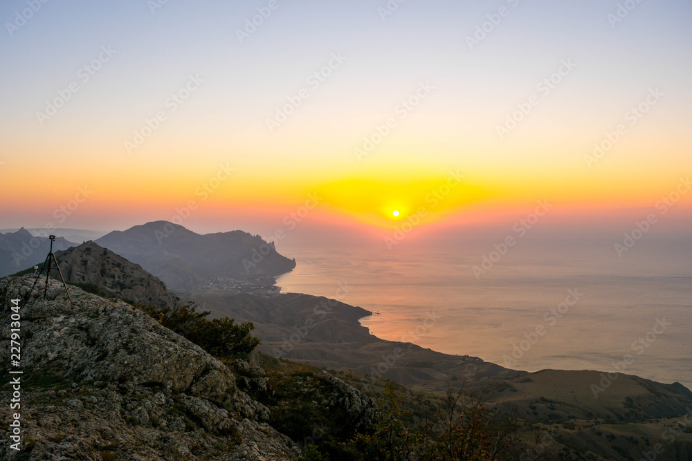 Fototapeta premium Dawn in the mountains