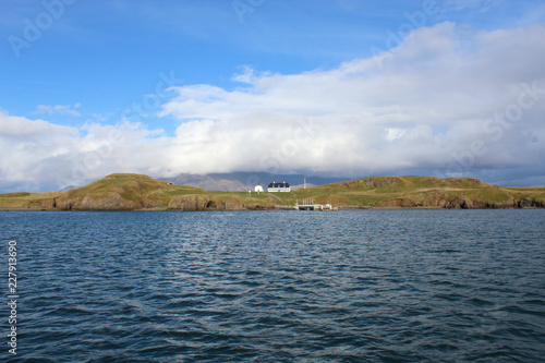 white church on Videy Island