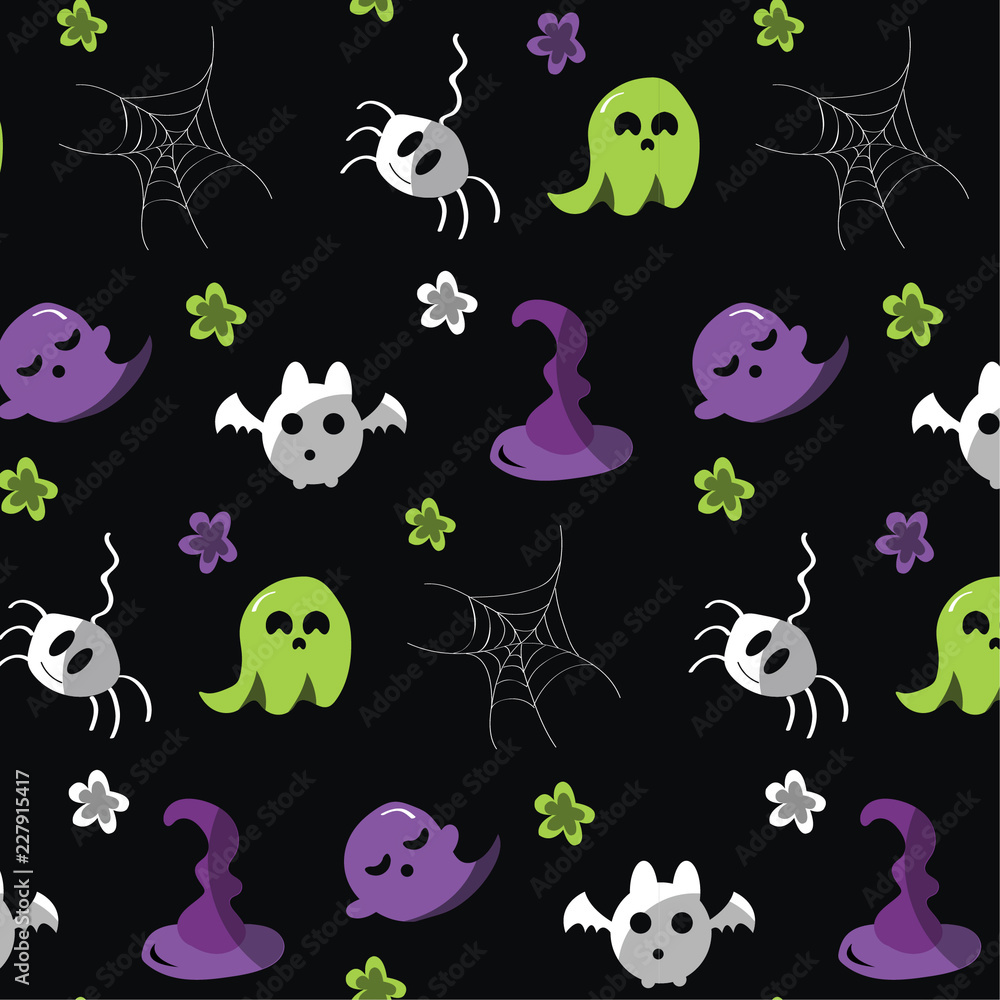 Fototapeta premium art, background, black, cartoon, character, cute, 