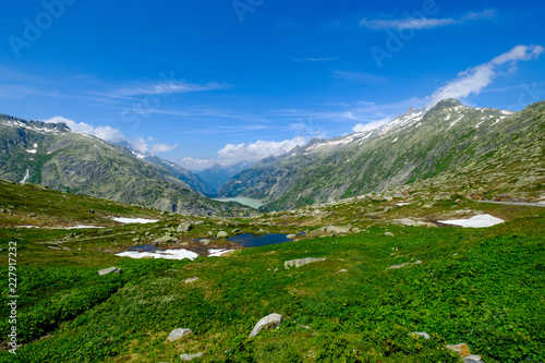 Switzerland mountain summer landscape near Gimsel pass © Anton Gvozdikov
