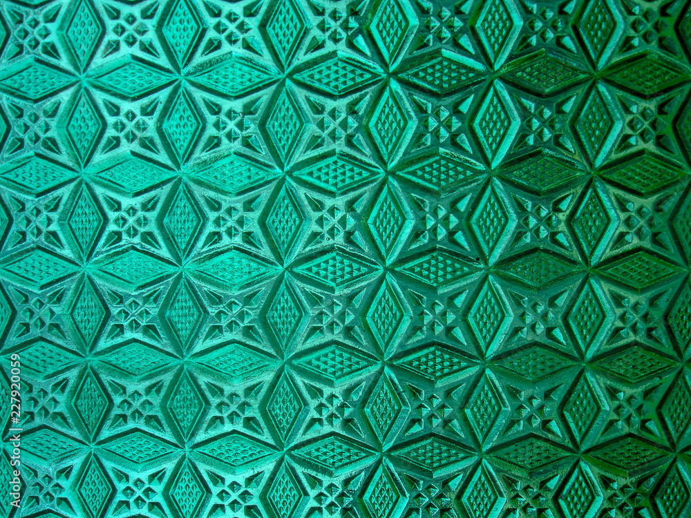 green Stained glass pattern green Stained glass pattern