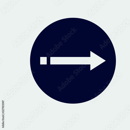 direction arrow icon  vector illustration. arrow icon