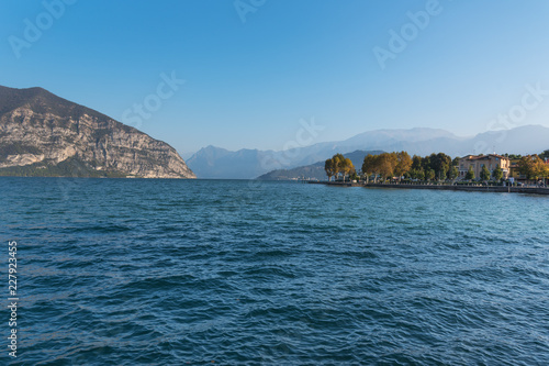 Iseo lake and surroundings in nice autumn day, Lombardy, Italy. © Janis Smits