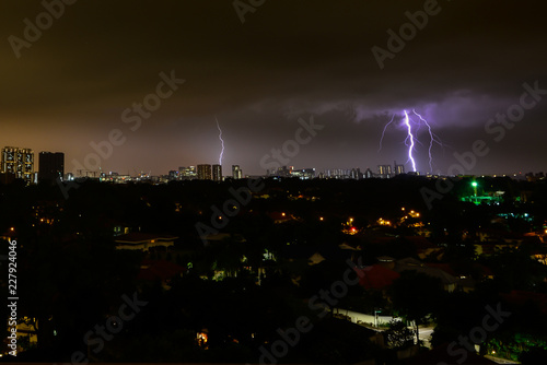 Thunder Strikes in City