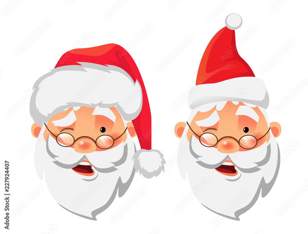 Santa Claus head Santa Claus head