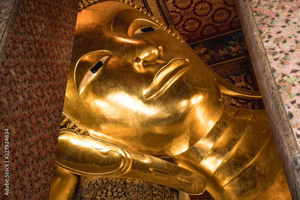 Reclining Buddha of Bangkok. Thailand