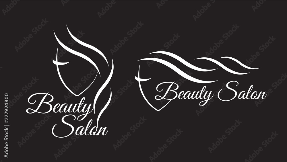 Beauty Logo With White Background Beauty Salon Cosmetics Spa Hair