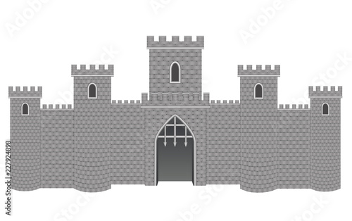 Medieval stone castle