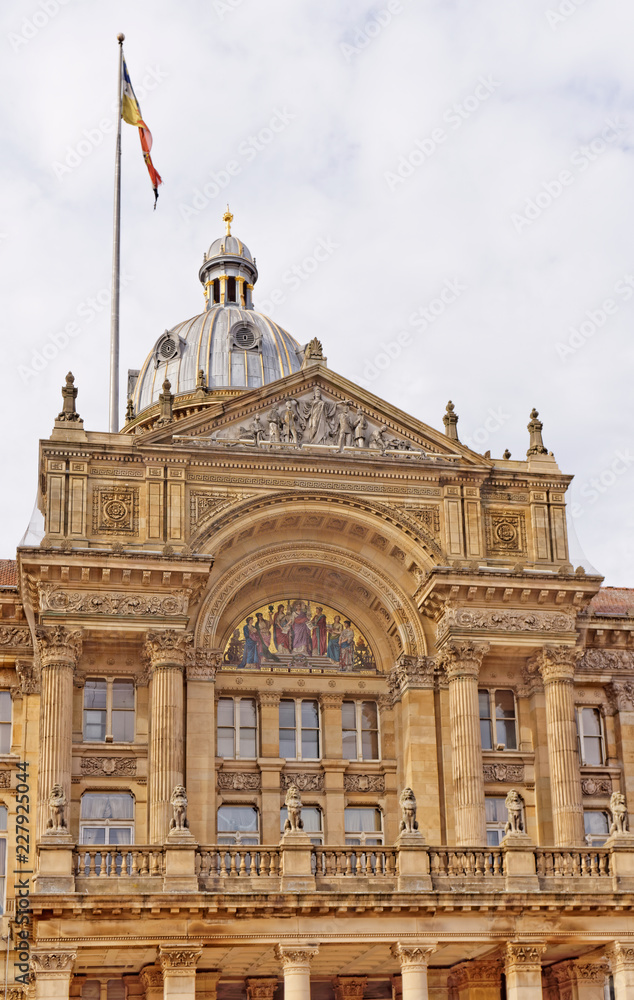 Fototapeta premium Birmingham City Council on Victoria Square.